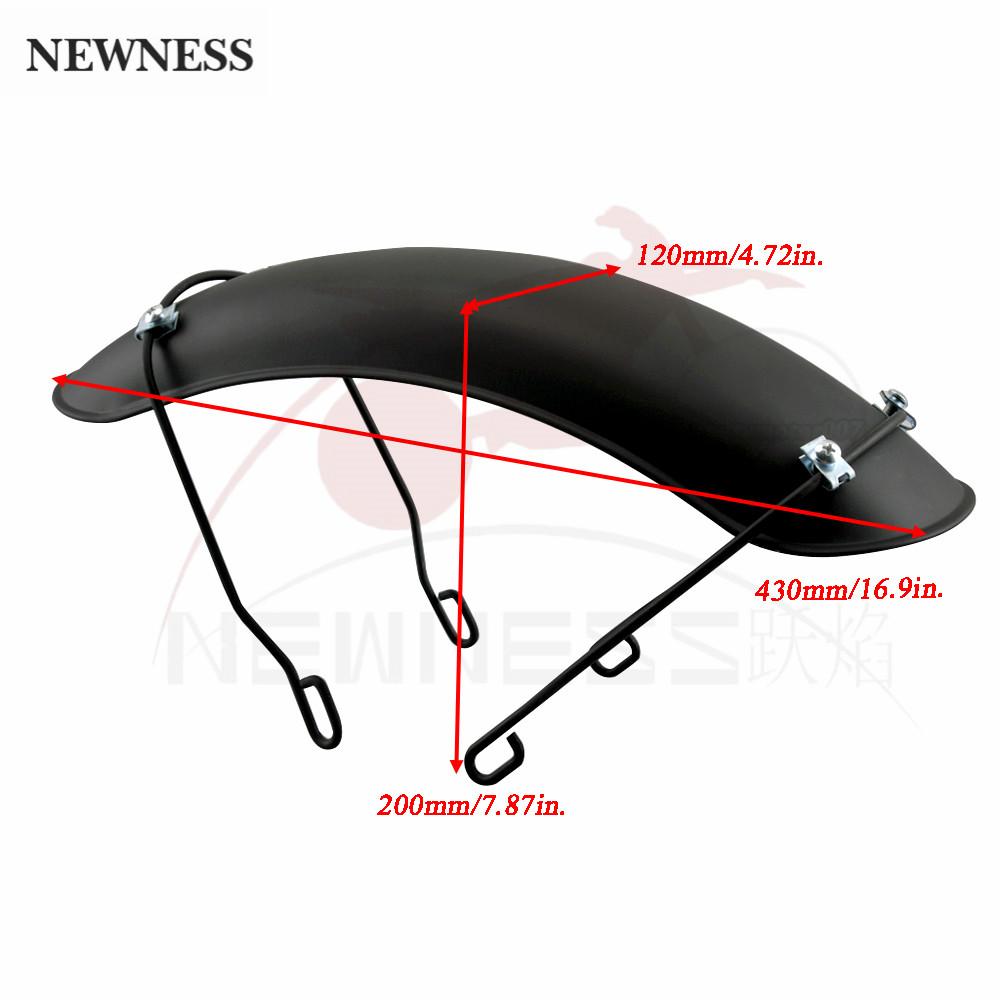 Black Motorcycle Retro Front Motorcycle Fender Mudguard Universal Cover Protector for Harley Honda Yamaha Suzuki Cafe