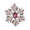 A Grand Court-style Floral Brooch for Women, Elegant and Fashionable Brooch, with A Light Luxury Design Sense