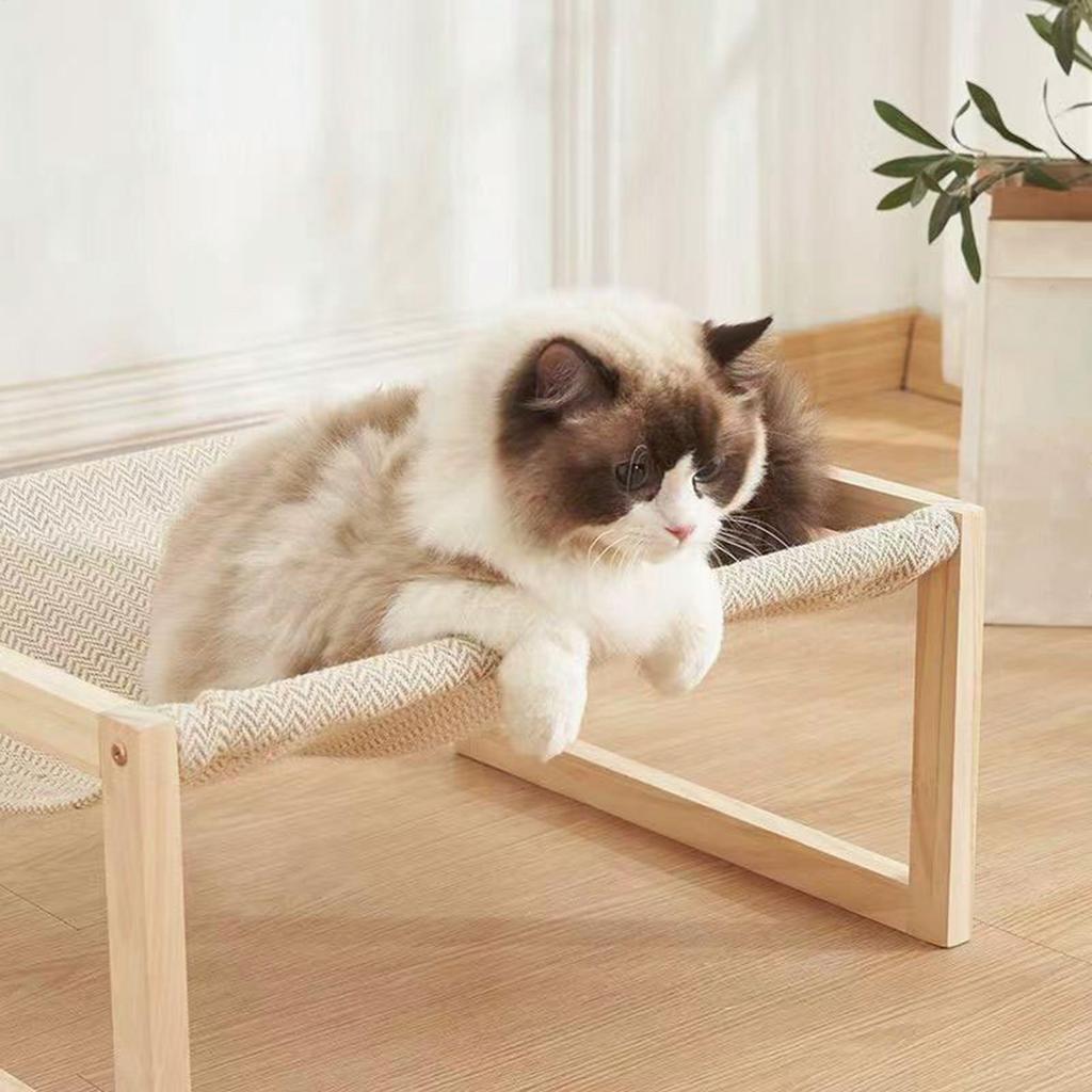 pet camp bed Dog Bed removable Washable Pet Outdoor Indoor Use wooden Durable for Pet Bed Outdoor camping travel sleep rest