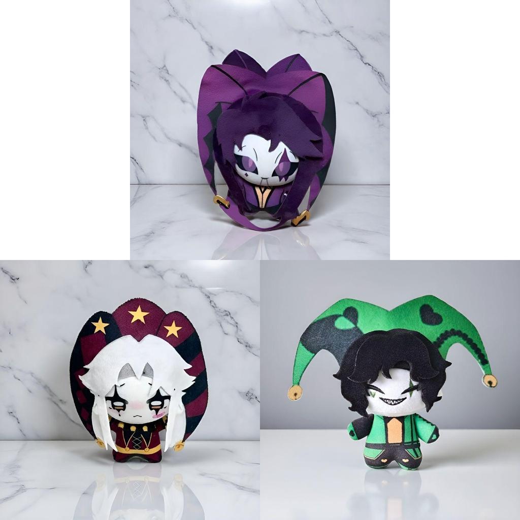 The Freak Circus Pierrot Plush Toy Short Pile Cotton Cute Character For Kids And Collectors