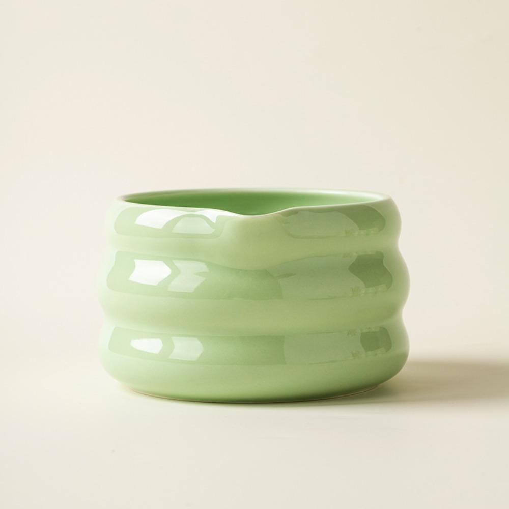 Tigela de Cerâmica para Matcha Lisa Ferramenta para Cerimônia do Chá Alta Qualidade Copo para Preparar Chá Verde Louça de Chá