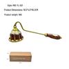 European Retro Handheld Candle Snuffer and Cover, Light Extinguisher Bell Tool, Perfect for Gifts.