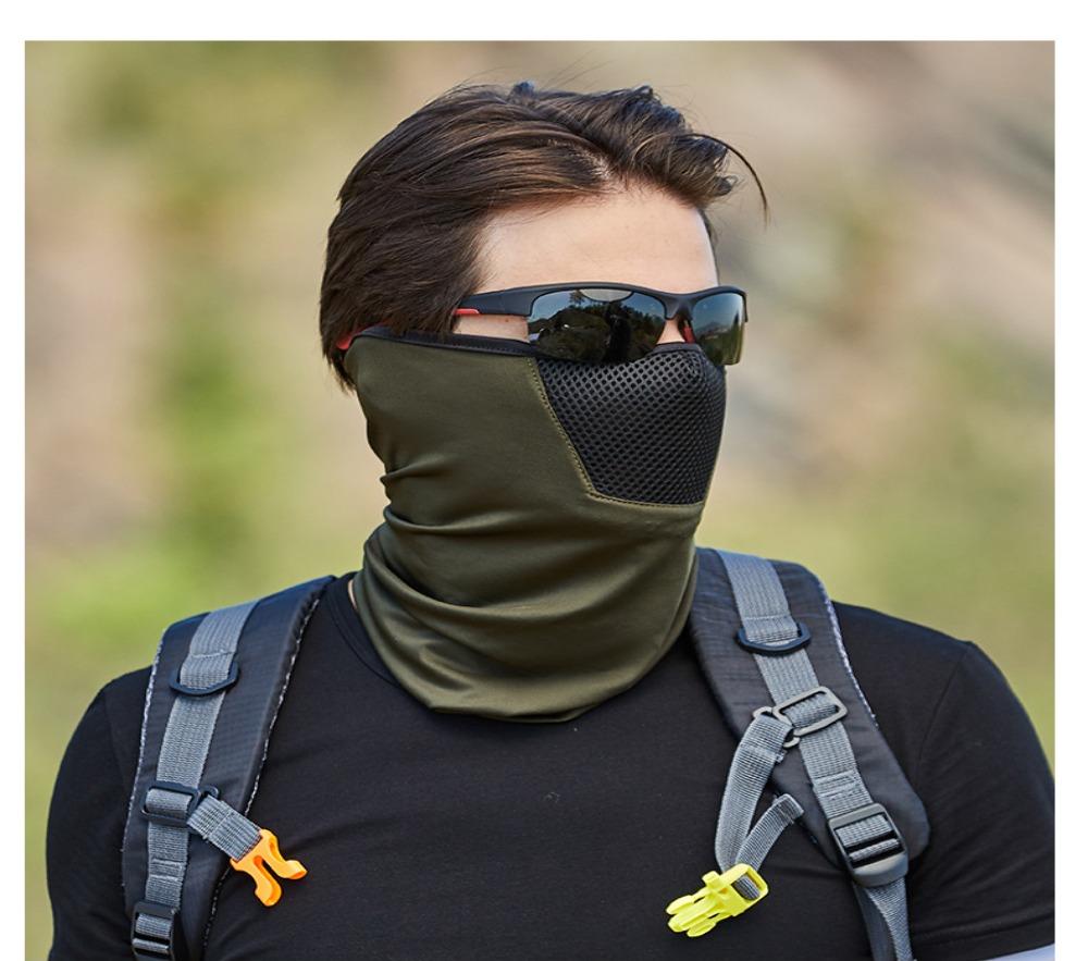 Breathable Sun Face Cover Ultra UV Protection Summer Neck Gaiter Protble Hiking Cycling Mask