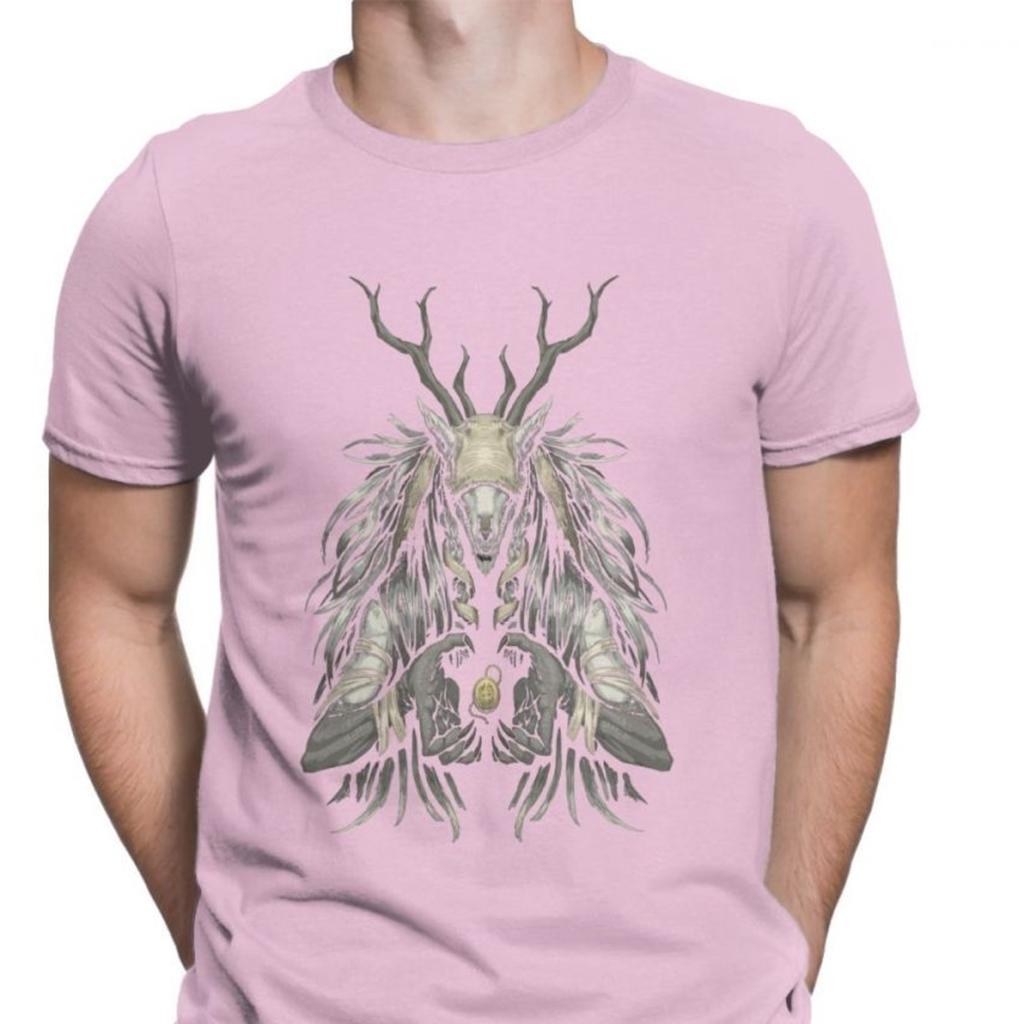 Men's Tops T Shirt The Supplicant Premium Cotton Tshirts Vicar Amelia Bloodborne Scary Harajuku Halloween T Shirt Graphic