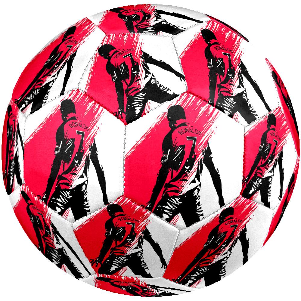 Cristiano Ronaldo Misura 5 Calcio Cucito a Macchina Universale Indoor/Outdoor Regalo Perfetto per gli Appassionati di Sport