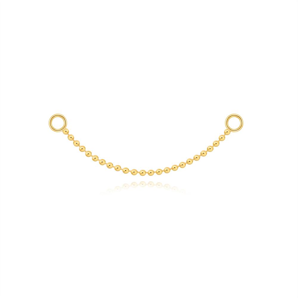 AIDE 1PC 925 Silver Zircon Piercing Chain Fit For Earring Hoops Ear Bone Studs DIY y2K Lucky Red Koi Fish Jewelry Accessories