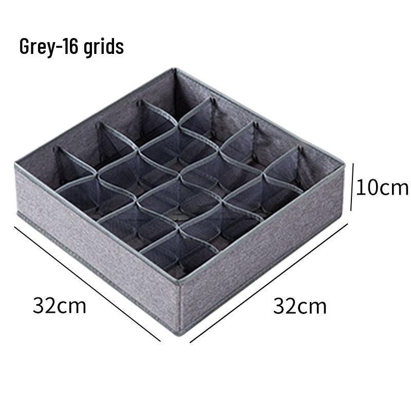 Foldable Wardrobe Organizer: Large Capacity Underwear & Miscellaneous Items Dustproof Storage Bin