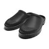 Zara Grooved Thick Sole Open Toe Slippers Men slippers Black 2750220800