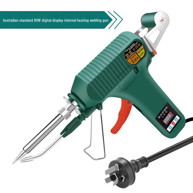 High-Power 80W Digital Display Soldering Gun with Automatic Tin Feeding