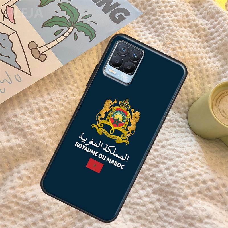 Morocco Flag Passport For OnePlus 10 9 Pro 9R Nord2 Case For Realme 8 9 Pro Plus 8i 9i GT Neo 2 3 Master Cover