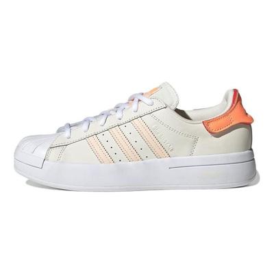 Scarpe da Ginnastica Basse Originali Superstar Ayoon in Pelle Unisex Bianche Arancioni GW9588