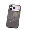 Embossed Kevlar Magnetic Case for iPhone 17 Pro Max - Floating Light Ripples Design, Fits Apple 16, High-End Feel
