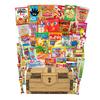Prime Japan Gift Assorted Snacks Set 50 Types 55 Treasure Chest Style Small Bag Sweets Children Presents Birthday Party