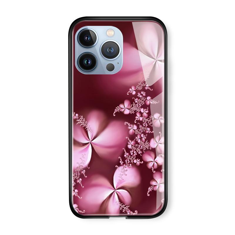 Tempered Glass Phone Case For iPhone 11 12 13 14 15 16 17 Redmi 10 12 14C Note10 Note14 Xiaomi 11Lite PocoC75 Soft Edge Shockproof Smooth Shell