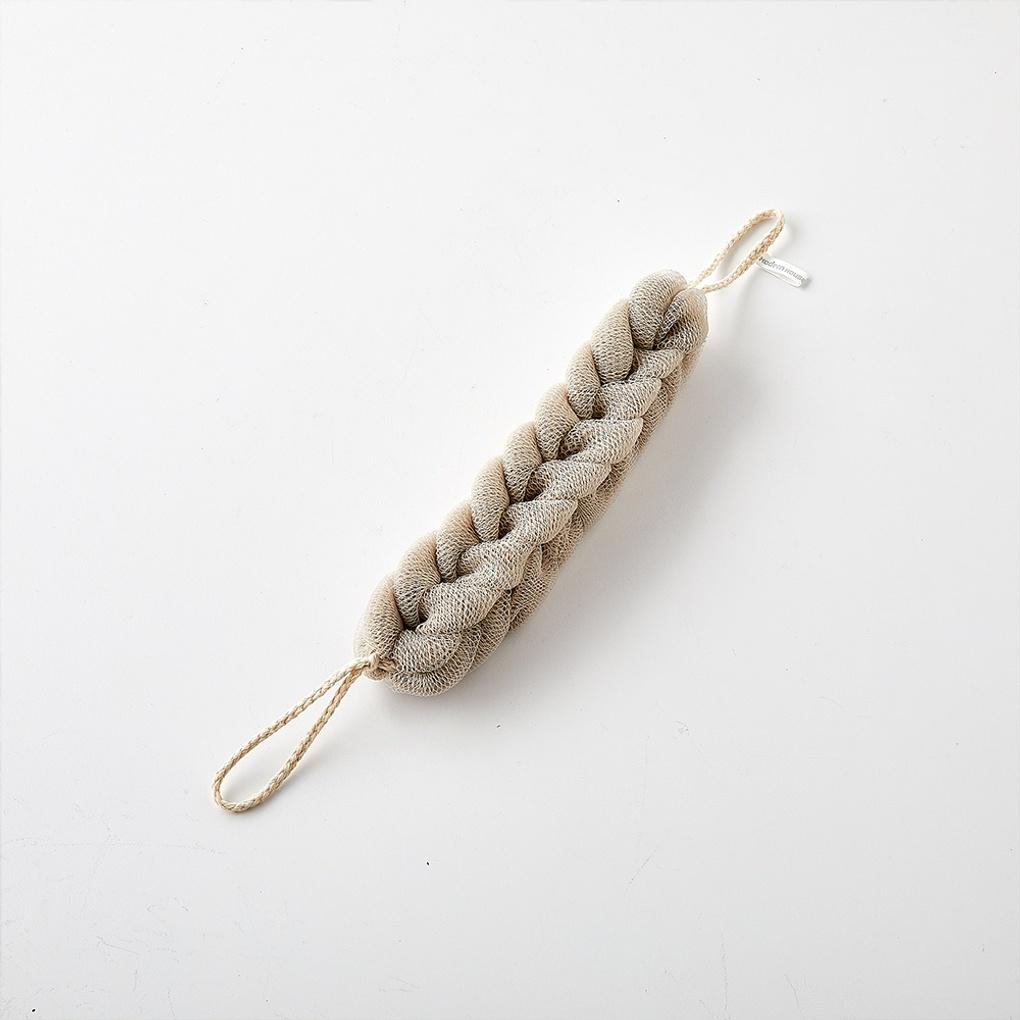 Day Spa Stretchy Long Shower Puff_BEIGE_BG0822017