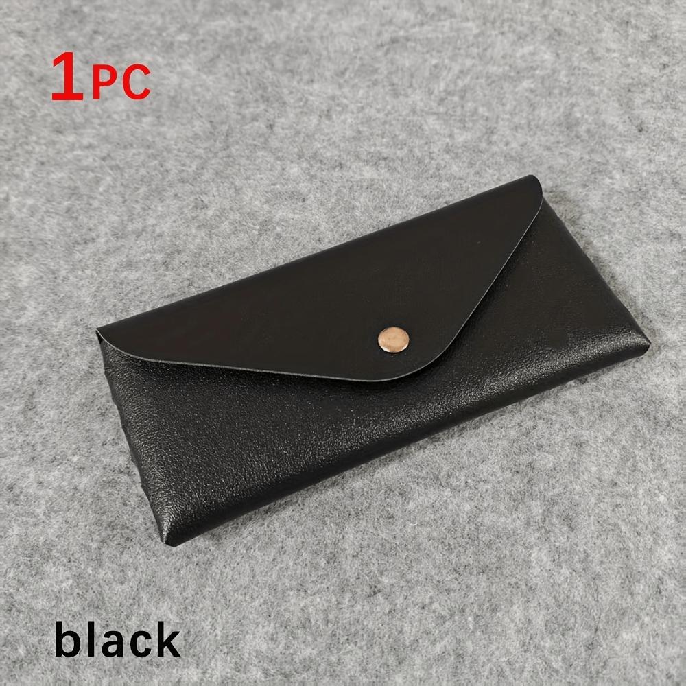 

1pcs Glasses Storage Bag, Portable Fashion Glasses Storage Bag, PU Material, Ultra-thin Buckle Design, Stylish and Durable