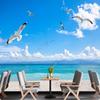 Beach Wallpapers Island Murals Ocean Sky 3d Wall Murals Living Room Bedroom Tv Background Mural Home Decor