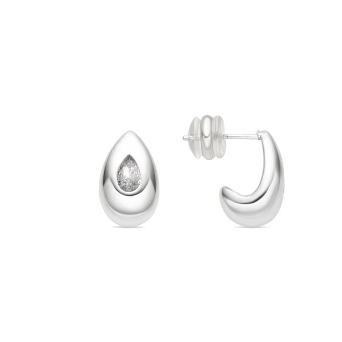 Boucles d'oreilles - LUXENTER - Garai - Argent 925 - Élégantes - Design unique