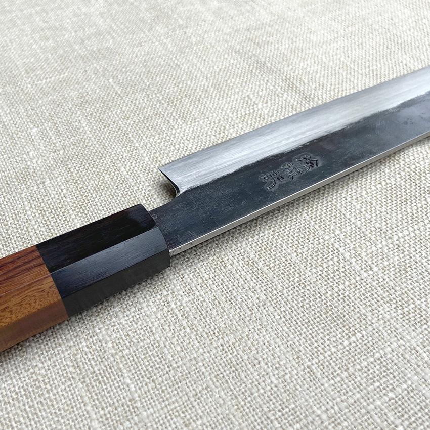 8.3 Inch Sashimi Knife Double-edged Blade T12A High-carbon Steel Core Slicing Chef Cleaver Handmade Kitchen Knife Customizable
