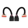2PCS Xenon Headlight Wiring Harness Left Right Circuit Protection 95563123910 for Cayenne 2003 To