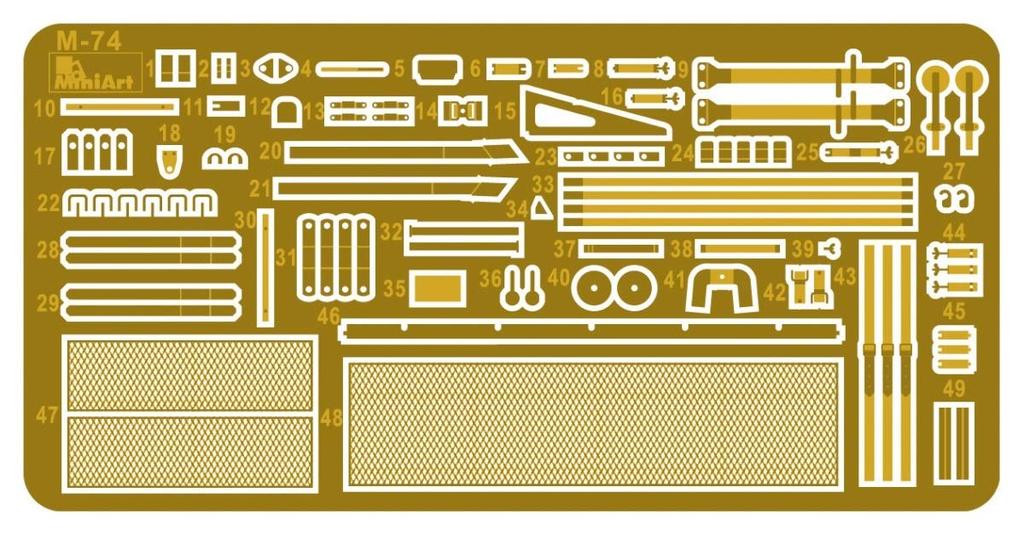 Miniart scale Soviet Early Model Plastic Model Kit MA37035 1/35 SU-122-54