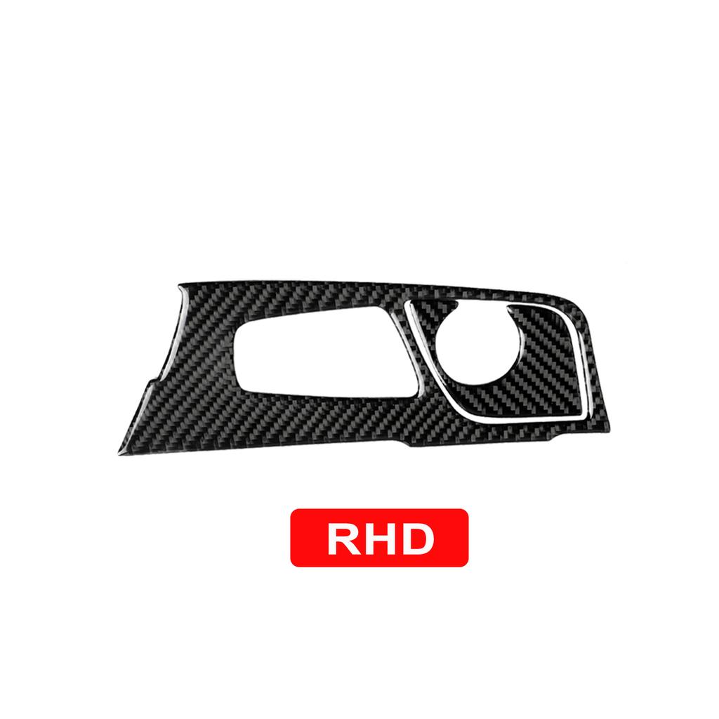 For BMW 5 Series G30 2018-2022 Accessories Carbon Fiber Interior Car Central Control Gear Shift Panel Trim Cover Decor Stickers