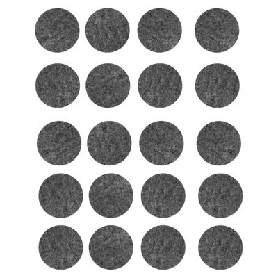 Self-adhesive Gray Felt Pads (set of 20) FI 20mm Vorstahl