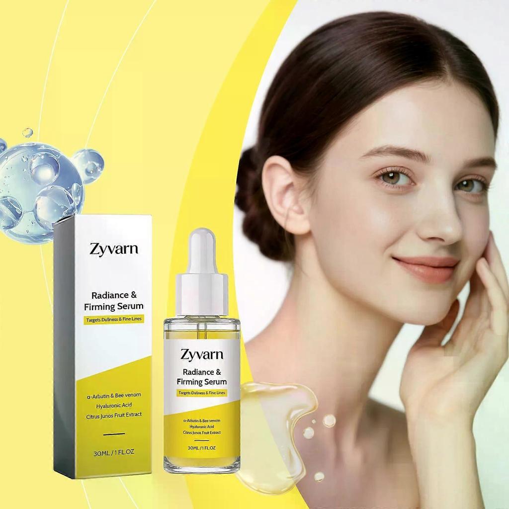 Brightening Serum with a-Arbutin & Bee Venom & Hyaluronic Acid, Overnight Dark Spot Corrector for Face, Hyperpigmentation & Radiant Skin Night Serum