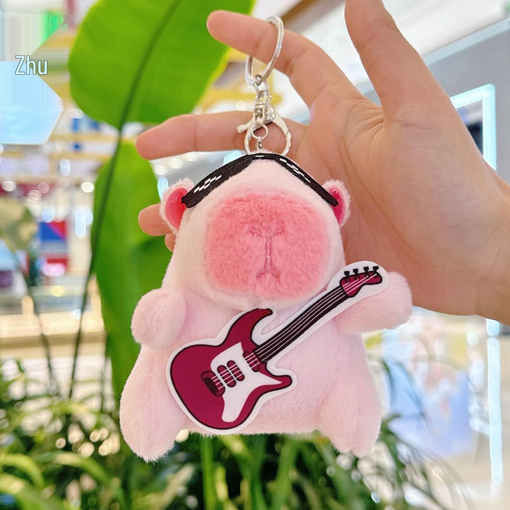 Cute Capybara Plush Toy Pendant & Keychain Charm
