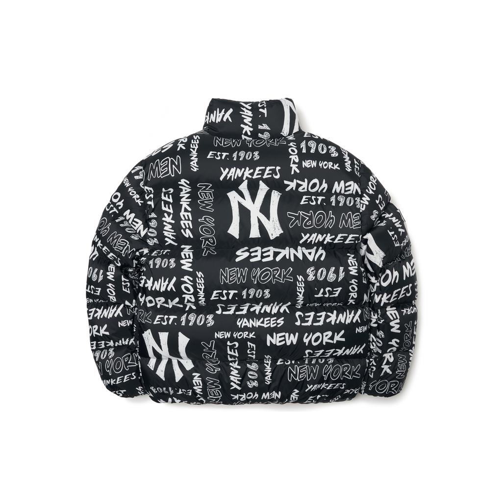 New MLB Down Jacket Winter, Cropped Unisex Black 3ADJN0316-50BKS