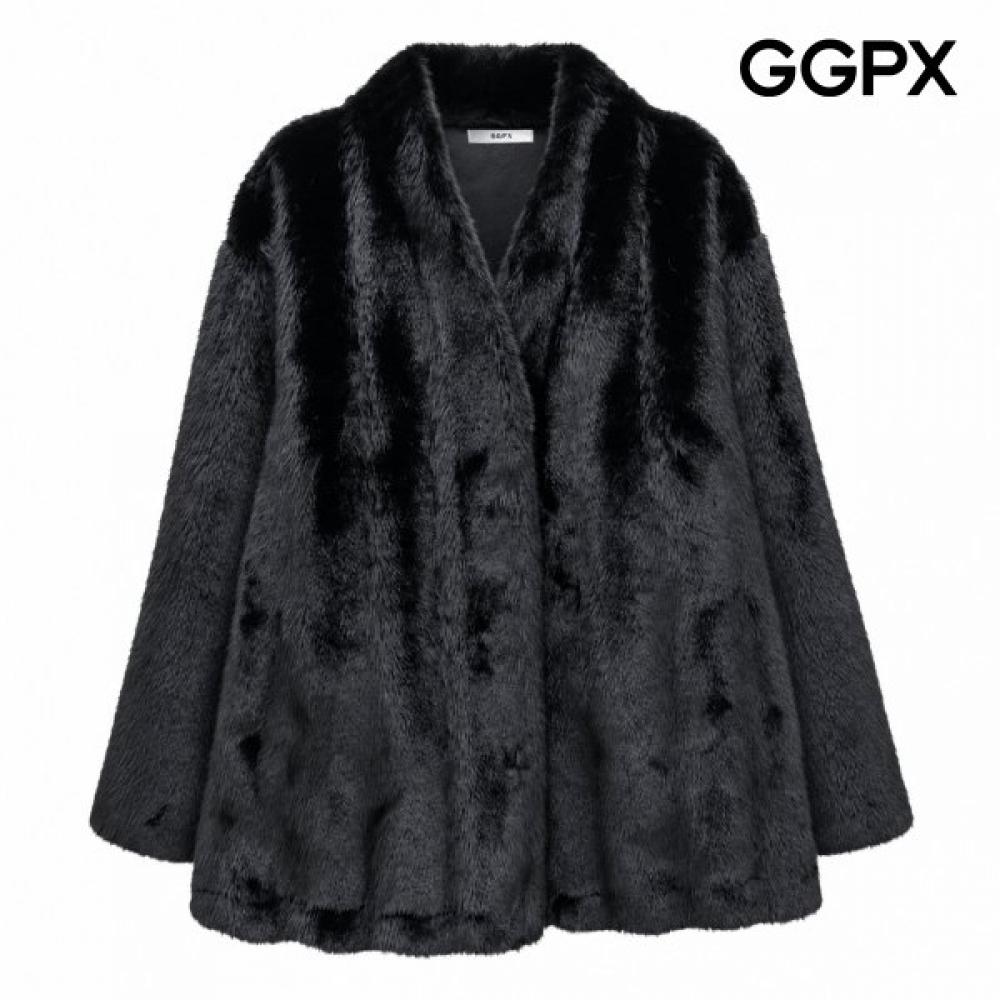 Ggpx New York Faux Fur No Collar Jacket Gq9jk028f