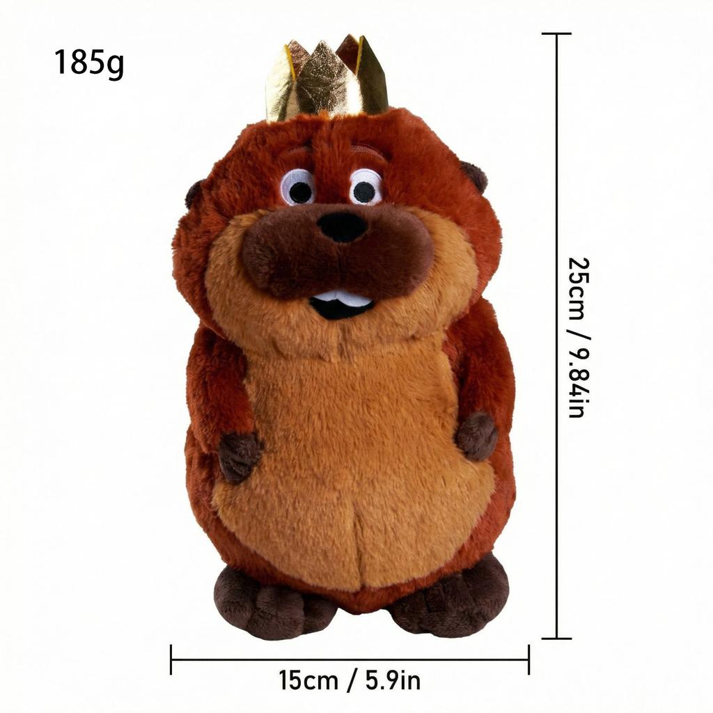 2026 New Hoppers Plush Beaver Transformation Plan Plush Toy Doll Movie Doll Doll In Stock Gift For Him