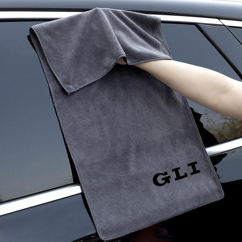 T26Car Microfiber Wash Towel Wipe Drying Cloth Cleaning Tool For Volkswagen VW GTI Polo Passat B6 Golf Tiguan T-ROC Jetta Arteon CC