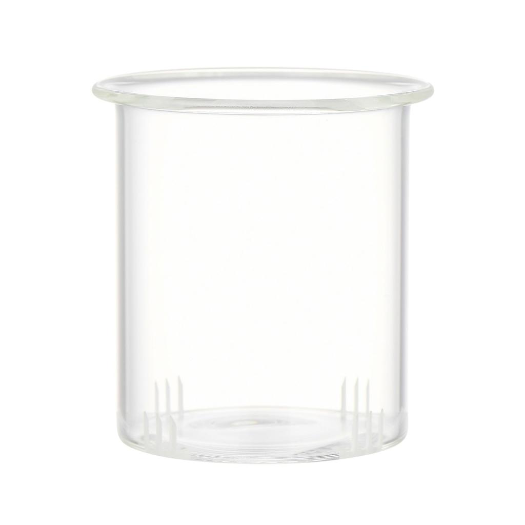 Francfranc Clear Glass Teapot, Gold