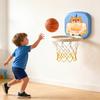 Indoor Mini Basketball Hoop Toy with LED Scoreboard Adjustable Height Wall Mount Basketball Shoot Game Toddlers Boys Cartoon Animal Basketball Hoop