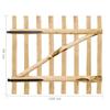 Vidaxl Wooden Gate, Hazel, 100X90 Cm