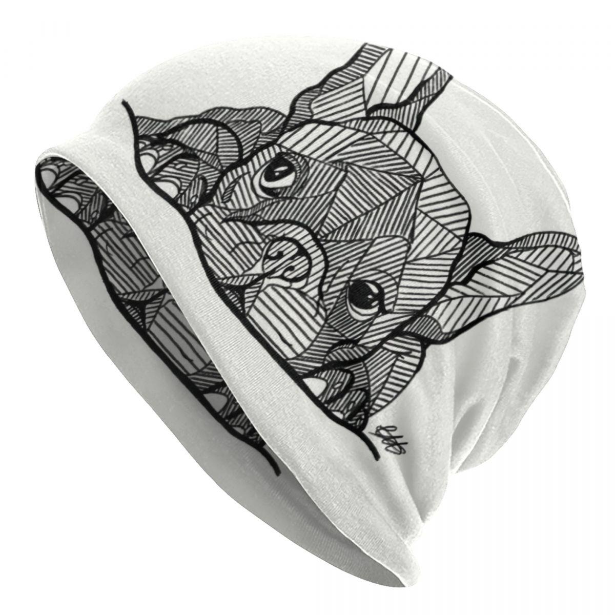 

Шапки-шапочки с изображением щенка французского бульдога, модные зимние теплые шапки унисекс, женская вязаная шапка унисекс для взрослых, французские шапки Beanies Hat