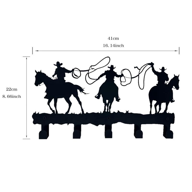 HOME Metall Wandhaken mit Buchstaben - Kreativer Eisenkunst Schlüssel- und Handtuchhalter