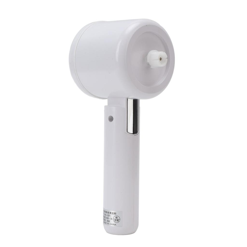 Electric Cleaning Brush Multifunction Cordless with 3 Brush Heads Electric Spin Scrubber for Kitchen Bathroom White