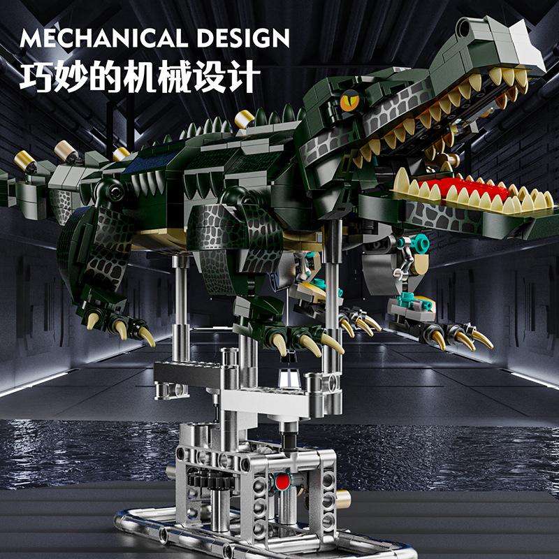 Cool Octopus Building Blocks Beatles Shark Mantis Crocodile Eagle Machinery MOC Animal Insect Model Bricks Figure Toy For Kids