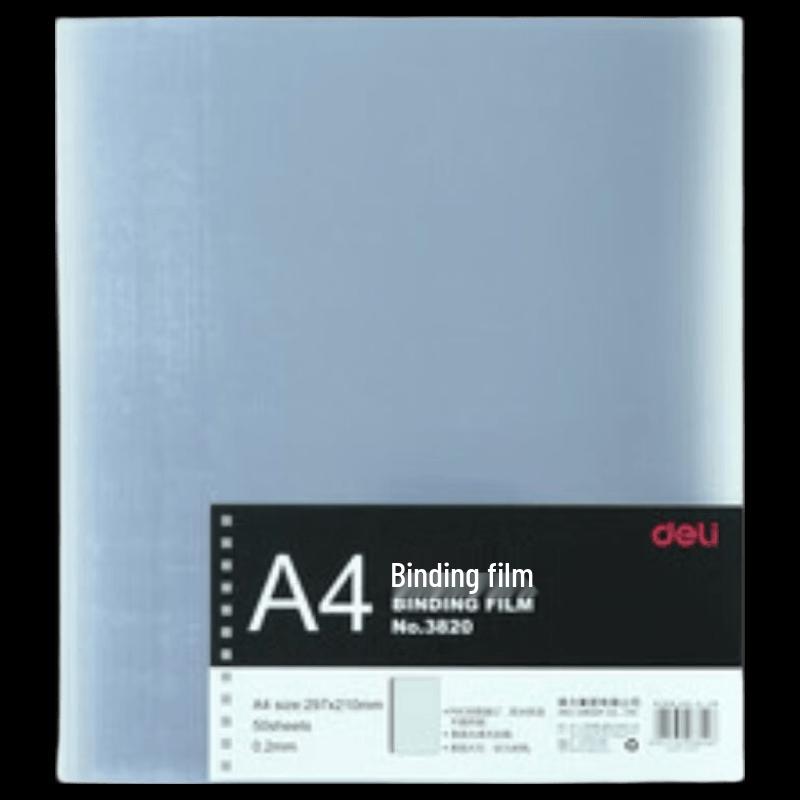 

Deli 3820 Transparent A4 Binding Covers CN plug (adapter included)