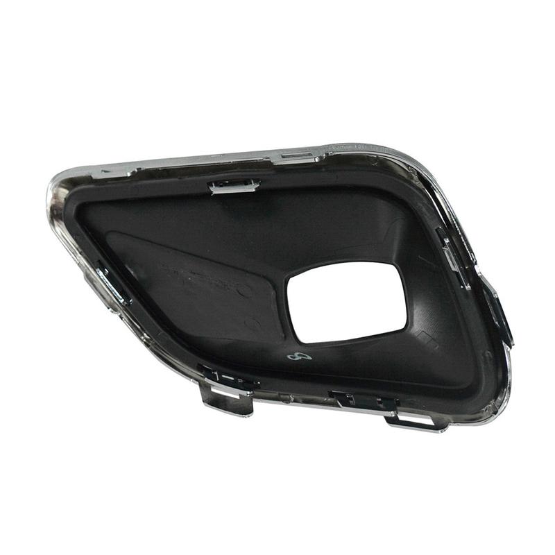 Car Front Right Fog Light Trim Cover Bezel Frame Fit for Jeep Cherokee 2019 2020 Plastic