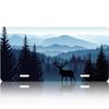 Vintage Plaque Landscape Mountain Beach License Plate Vanity Novelty Metal Tin Sign Garage Bar Pub Club Home Wall Decor XInch