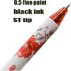 12 Pieces Camellia Flower Pens, Retractable Pen Floral Pen Secret Garden Party Theme Writing Pen, 0.5mm Fine Tip Click Pens for Women, Girls,