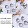 12 Pack Stainless Steel Dessert Molds Round Cake Rings Cake Moulds Baking Moulds Perfect for Elegant Cakes and Pastries