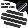 Universal Car Door Sill Sticker with Scraper Anti Scratch Carbon Fiber Self Adhesive Car Door Decal for Car B9Q1