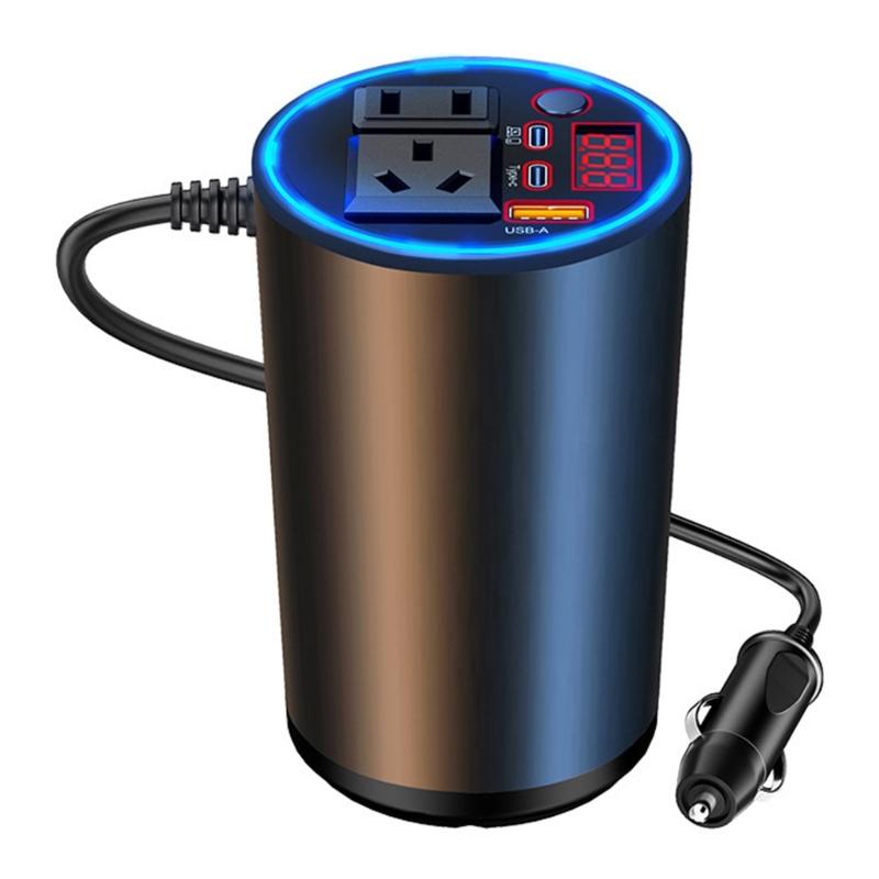 

Automotive Double Function Chargers Inverter Offering Fast Charge and 110V 220V Power for Devices Safety Protection Comp