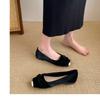 Fashion Women's Mary Jane Shoes Flat Sole Square Toe Shallow Mouth Shoes Women Dress Daily Commute Spring Autumn New Zapatillas De Mujer