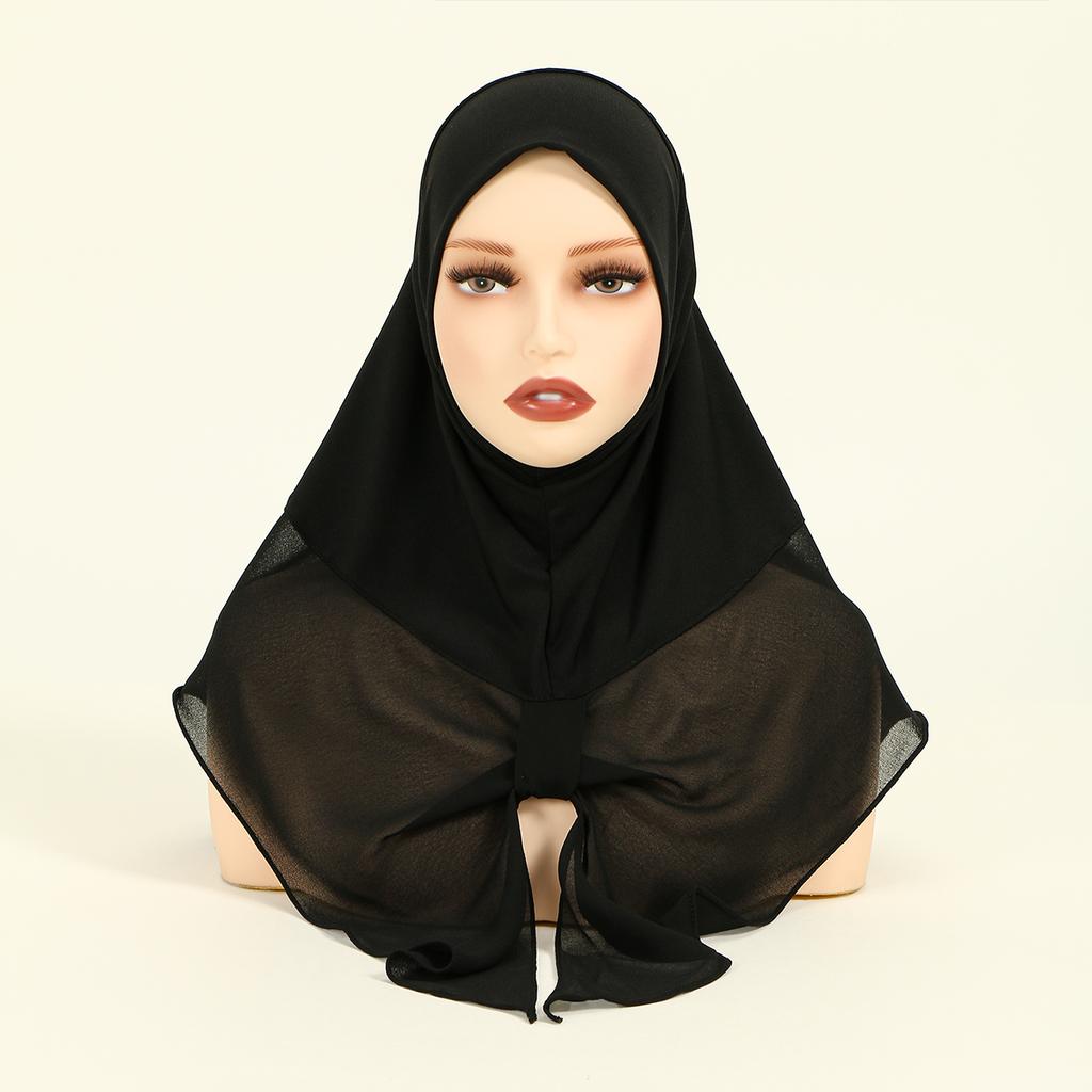 New Instant Hijabs Bonnet Hijab Muslim Woman Shawls Femme Muslim Woman Hat Modale Hijab Undercap Head Scarf Headwraps For Women