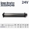 30 Querstromlüfter DC12V/24V Aufzugstrommel Variable Drehzahl Luftschleierlüfter mit reinem Kupfer